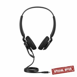 Jabra Engage 40 Wired Stereo Headset with Noise-Cancelling 2-Mic Technology