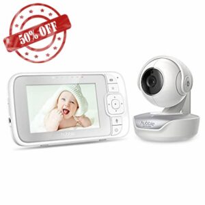 Hubble Connected Nursery View Select Video Baby Monitor with 4.3" Inch Screen