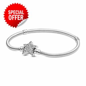 Pandora 599639C01 Women's Bracelet Silver Star Clasp