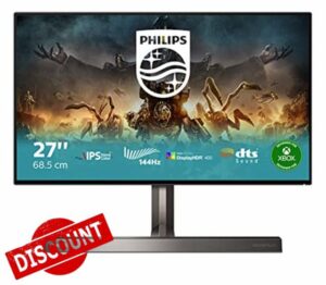 Philips Gaming 279M1RV - 27 Inch 4K 144Hz Console Gaming Monitor