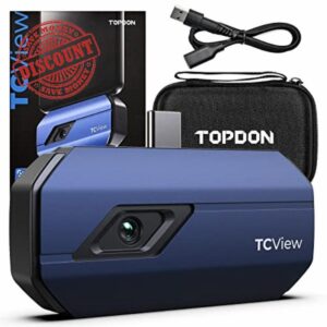 Topdon TC001 Thermal Imaging Camera Android Infrared Thermal imager 256x192 High Resolution Low Consumption of 0.25W Optimized Temperature Accuracy 50mk Heat Sensitivity