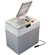 Koolatron Thermoelectric Iceless 12V Cool Box, 27L Electric Portable Cooler/Warmer, Car Refrigera...