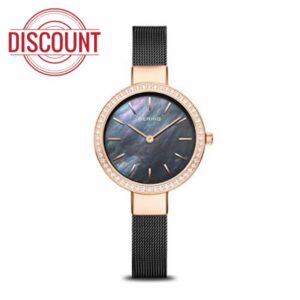 BERING Women Analog Quartz Classic Collection Watch with stainless steel Strap and Sapphire Crystal 16831-162