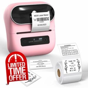 Phomemo Label Printer - M220 Label Maker - Smart Barcode Printer