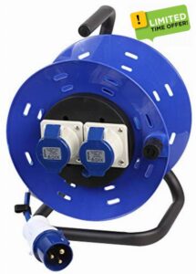 Pro Elec PEL00957 240V 2-Gang Extension Reel