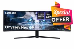 Samsung Odyssey Neo AG95 LS49AG950NUXXU 1000R D QHD Curved Gaming monitor with HDMI 2.1-240Hz