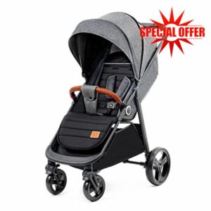 Kinderkraft Grande Plus Stroller Pushchair for Toddlers from Birth to 22 kg