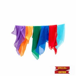 Sarah's Silks Set of 6 Primary Playsilks