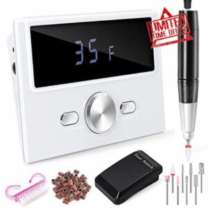 Professional Electric Nail Drill Machine with Foot Pedal