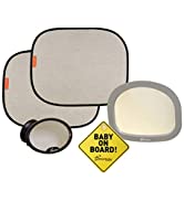 Dreambaby Adjusta-Car Shade - Stretch It, Shape It, Fit It - Adjustable Baby Window Sunshade-Mode...