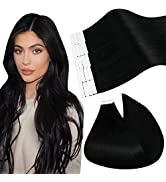 Ugeat Hair Extensions Clip in 14 Inch Human Hair Extensions Clip in 120 Grames Remy Hair Extensio...