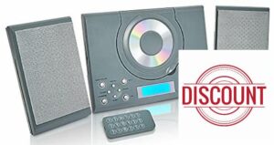 Grouptronics GTMC-101 MK2 CD Player Stereo Micro Compact HiFi with USB & MP3