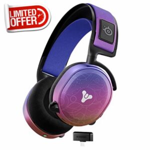 SteelSeries Arctis 7+ Wireless Gaming Headset – Destiny 2: Lightfall Edition – Lossless 2.4 GHz – 30 HR Battery Life – USB-C – 7.1 Surround – For PC