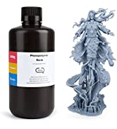 ELEGOO 3D Printer Resin 405nm UV Curing Standard Photopolymer Resin 2.0 for LCD 3D Printing, High...