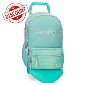 Pepe Jeans Jane Small Backpack Blue 19 x 23 x 8 cm Polyester 3.5 L