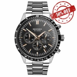 Sekonda Velocity Men’s 45mm Quartz Watch with Analogue Display