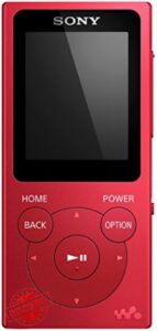 Sony NWE394R.CEW 8 GB Walkman MP3 Player with FM Radio - Red