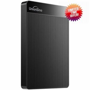 UnionSine 1TB External Hard Drive Portable Drive 2.5 Inch USB 3.0 SATA HDD Storage for PC
