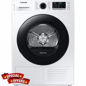 Samsung Samsung Series 5 DV80TA020AE OptimalDry Heat Pump 8kg Dryer White