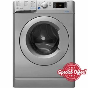 Indesit Freestanding BWE71452SUKN 7kg 1400RPM Washing Machine - Silve