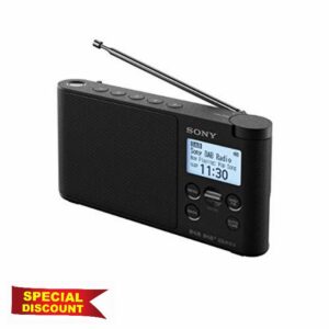 Sony XDR-S41D Portable DAB/DAB+ Wireless Radio with LCD Display - Black (Renewed)