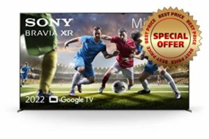 Sony XR-75X95K – 75 Inch - BRAVIA XR™ - Mini LED – 4K Ultra HD – High Dynamic Range (HDR) – Smart TV (Google TV) – Black (2022 model) - Google TV - (Black