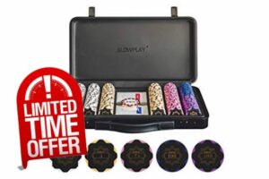 SLOWPLAY Nash 14 Grams Clay Poker Chips Set for Texas Hold’em