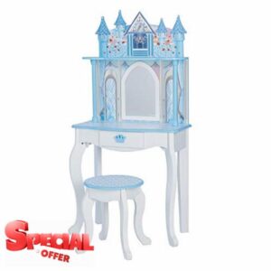 Teamson Kids Dreamland Castle Toy Vanity Set White/Pink TD-12951F