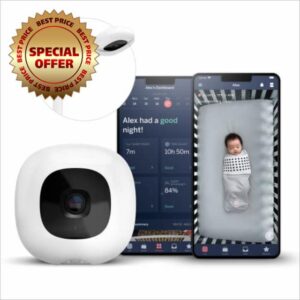 Nanit Pro Smart Baby Monitor & Wall Mount – 1080p Secure Wi-Fi Video Camera