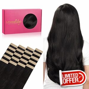 WENNALIFE Tape in Hair Extensions Human Hair