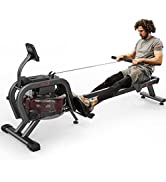Dripex Magnetic Rowing Machine for Home Use Rower Machine for Home Gym & Cardio Training Rower wi...