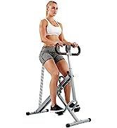 Sunny Health & Fitness Indoor Cycling Wheel with Magnetic Belt Drive, 136kg Max Weight, 20kg Flyw...