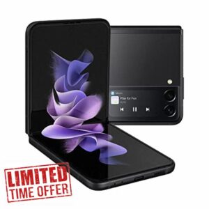Samsung Galaxy Z Flip3 5G Smartphone Sim Free Android Folding phone 256GB Black (UK Version) 3 Year Warranty