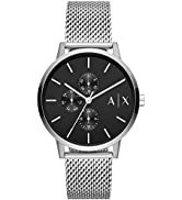 Armani Exchange Men's 42/44 mm Red Silicone Band
