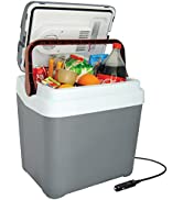 Koolatron Thermoelectric Iceless 12V Cool Box, 17L Electric Portable Cooler/Warmer, Car Refrigera...