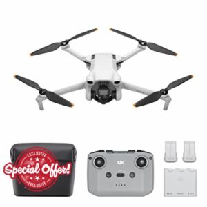 DJI Mini 3 Fly More Combo – Lightweight and Foldable Mini Camera Drone with 4K HDR Video
