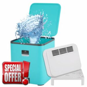 BAOSHISHAN Portable Washing Machine Ultrasonic Mini Washing Machine 4.5L with Dryer With UV sterilize and Timing function Electric Laundry Washer USB Powered for Underwear Socks Towel 220V
