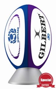Rugby Ball Light Scotland by Globall – Size 5 Rugby Ball Lamp –The Perfect Rugby Ball Night Light -Rugby Christmas Ideas for Husband