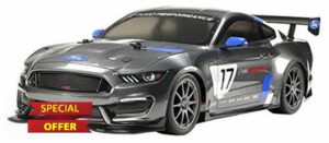 TAMIYA 58664 1:10 RC Ford Mustang GT4 TT-02 Remote Controlled Car/Vehicle Model Building Kit Hobby Assembly