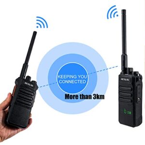 Handheld Heavy Duty Walkie-Talkie with Speaker Mic
