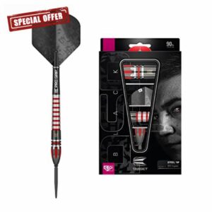 Target Darts Nathan Aspinall Black Edition 90% Tungsten Swiss Point Steel Tip Darts Se