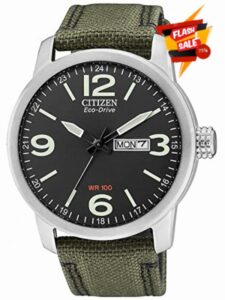 Citizen Men's Analogue Eco-Drive Watch with Nylon Strap BM8470-11EE