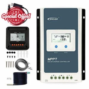 EPEVER MPPT 30A Solar Charge Controller Regulator 12v 24v Auto with LCD display Solar Charge Regulator Mppt 100V PV Negative Grounded Solar Controlle