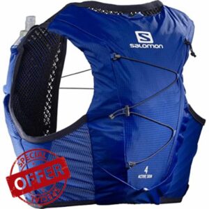 Salomon Active Skin 4 Unisex Running Hydration Vest Trail Running Hiking with included Flask