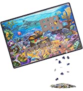 Becko Jigsaw Puzzle Board Portable Puzzle Case Puzzle Storage Puzzle Saver for Up to 1000 Pieces ...