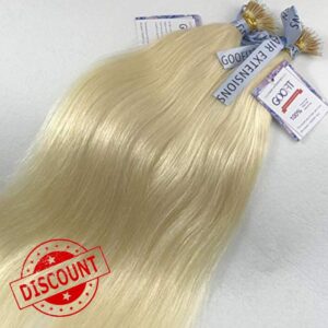 GOOFIT Nano Tip Hair Extensions Nano Beads Human Hair Remy Hair Nano Ring - 1g/s
