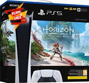 PlayStation PS5 Digital Console + Horizon Forbidden West Bundle