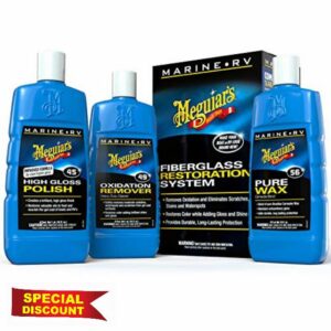 Meguiar's Marine RV 49 Boat Restoration System M4965 Kit contains Oxidation Remover