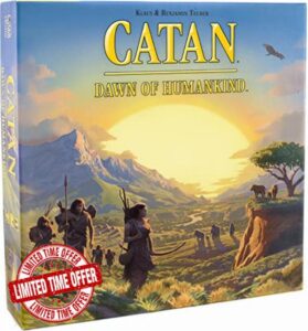 Catan Studios Dawn of Humankind: Catan Board Game Ages 12+ 3-4 Players 90+ Minutes Playing Time