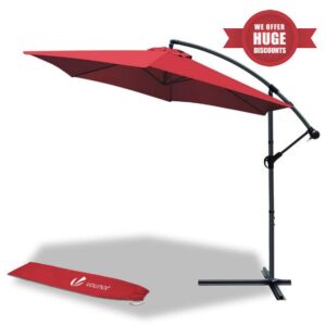 VOUNOT 3m Cantilever Garden Parasol